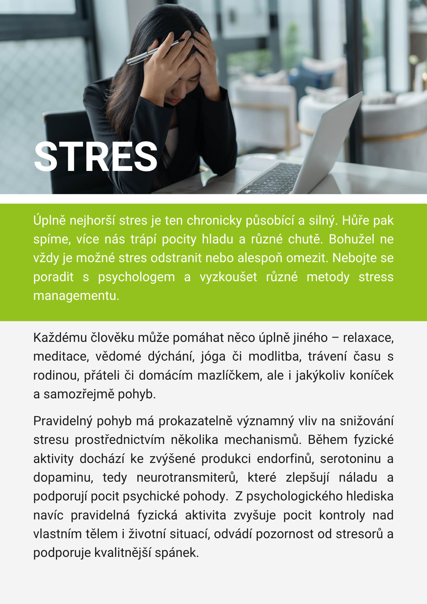 Ukázka stránky — spánek